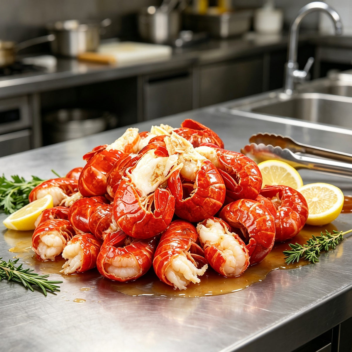 Boiled Crayfish, Sweet and Succulent