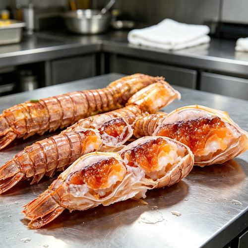 Fresh Mantis Shrimp with Golden Roe