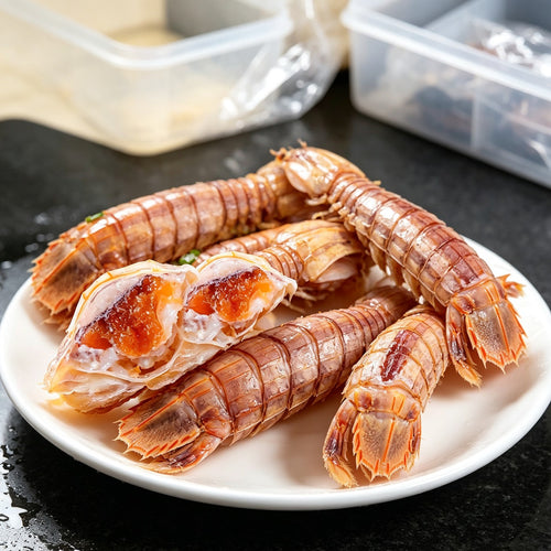 Fresh Mantis Shrimp with Golden Roe