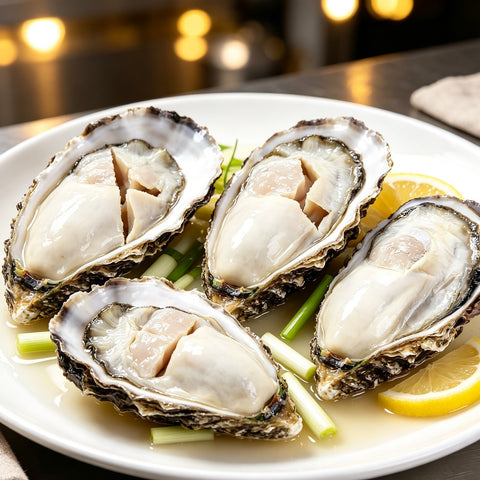 Plump Fresh Oysters, Shucked and Ready