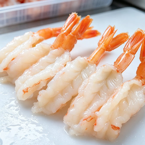 Pre-Peeled Shrimp, Plump and Juicy