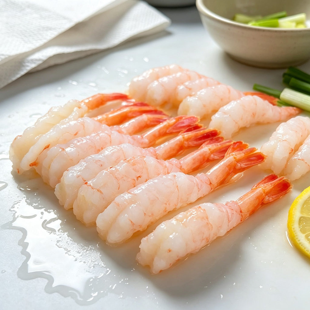 Pre-Peeled Shrimp, Plump and Juicy