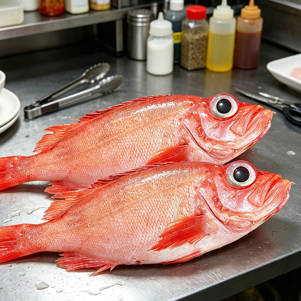 Vibrant Red Snapper, Ocean Fresh