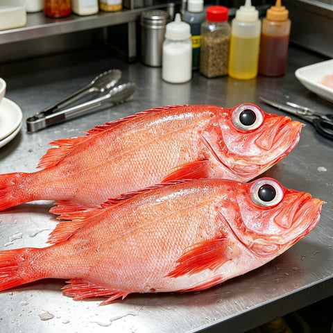 Vibrant Red Snapper, Ocean Fresh