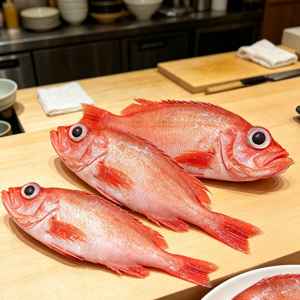 Vibrant Red Snapper, Ocean Fresh